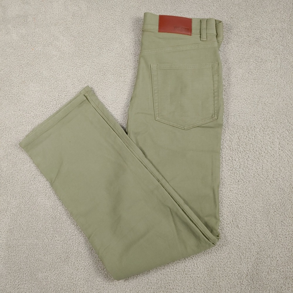 Duluth Trading Co Pants - Men 30x31.5 Olive Green Standard Fit Stretch Cotton